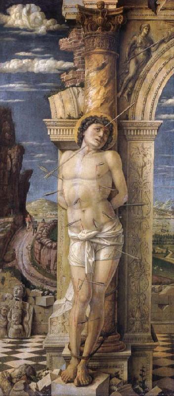 St Sebastian, Andrea Mantegna